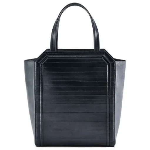 Aleksandra Badura Bags-- Clio Bag - Calfskin & Eel Bag - Midnight Blue - Luxury High Quality Leather Bag - Avvenice