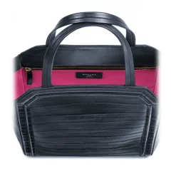Aleksandra Badura Bags-- Clio Bag - Calfskin & Eel Bag - Midnight Blue - Luxury High Quality Leather Bag - Avvenice