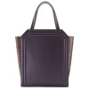 Aleksandra Badura Bags-- Clio Bag - Calfskin & Snake Bag - Purple - Luxury High Quality Leather Bag - Avvenice