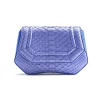 Aleksandra Badura Bags-- Etoile Mini Bag - Python Shoulder Bag - Denim - Luxury High Quality Leather Bag - Avvenice