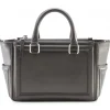 Aleksandra Badura Bags-- Ladylike Bag - Calfskin Top-Handle Tote Bag - Metallic Grey - Luxury High Quality Leather Bag - Avvenice