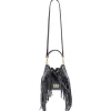 Aleksandra Badura Bags-- Lucky Bucket Bag Mini - Fringe Bucket Bag - Black - Luxury High Quality Leather Bag - Avvenice