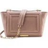 Aleksandra Badura Bags-- Luisa Bag - Calfskin Shoulder Bag - Blush - Luxury High Quality Leather Bag - Avvenice