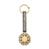 Aleksandra Badura Other Accessories-- Small Leather Goods - Keyring in Calfskin - Violet - Luxury High Quality - Avvenice