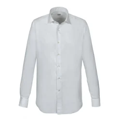 Alessandro Gherardi Shirts-- Long Sleeve Shirt - White - Shirt - Handmade in Italy - Luxury Exclusive Collection - Avvenice
