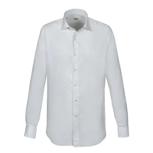 Alessandro Gherardi Shirts-- Long Sleeve Shirt - White - Shirt - Handmade in Italy - Luxury Exclusive Collection - Avvenice