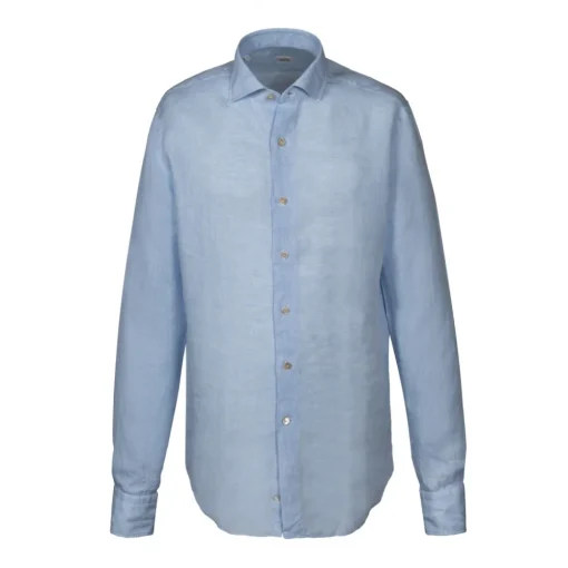 Alessandro Gherardi Shirts-- Long Sleeve Shirt - Heavenly Linen - Shirt - Handmade in Italy - Luxury Exclusive Collection - Avvenice