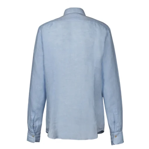 Alessandro Gherardi Shirts-- Long Sleeve Shirt - Heavenly Linen - Shirt - Handmade in Italy - Luxury Exclusive Collection - Avvenice