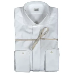 Alessandro Gherardi Shirts-- Long Sleeve Shirt - White - Shirt - Handmade in Italy - Luxury Exclusive Collection - Avvenice