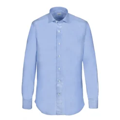 Alessandro Gherardi Shirts-- Long Sleeve Shirt - Light Blue - Shirt - Handmade in Italy - Luxury Exclusive Collection - Avvenice