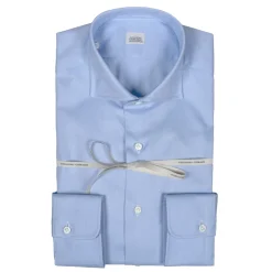 Alessandro Gherardi Shirts-- Long Sleeve Shirt - Light Blue - Shirt - Handmade in Italy - Luxury Exclusive Collection - Avvenice