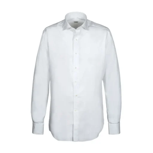 Alessandro Gherardi Shirts-- Long Sleeve Shirt - White - Shirt - Handmade in Italy - Luxury Exclusive Collection - Avvenice
