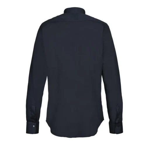 Alessandro Gherardi Shirts-- Long Sleeve Shirt - Dark Blue - Shirt - Handmade in Italy - Luxury Exclusive Collection - Avvenice
