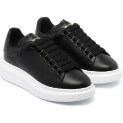 Alexander McQueen Shoes-- Oversized Sneakers - Black White - Exclusive Luxury Collection - Avvenice