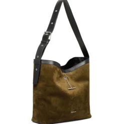 Alexander McQueen Bags-- Pendant Shoulder Bag - Brown Black - Exclusive Luxury Collection - Avvenice