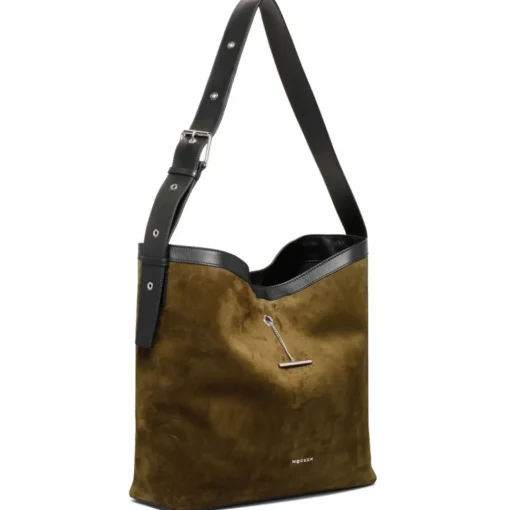 Alexander McQueen Bags-- Pendant Shoulder Bag - Brown Black - Exclusive Luxury Collection - Avvenice