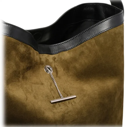 Alexander McQueen Bags-- Pendant Shoulder Bag - Brown Black - Exclusive Luxury Collection - Avvenice