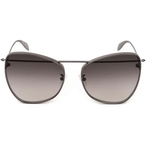 Alexander McQueen Eyewear Sunglasses & Eyewear-Alexander McQueen - Piercing Butterfly Sunglasses - Ruthenium - - Avvenice