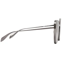 Alexander McQueen Eyewear Sunglasses & Eyewear-Alexander McQueen - Piercing Butterfly Sunglasses - Ruthenium - - Avvenice