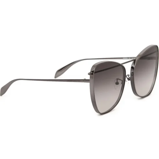 Alexander McQueen Eyewear Sunglasses & Eyewear-Alexander McQueen - Piercing Butterfly Sunglasses - Ruthenium - - Avvenice