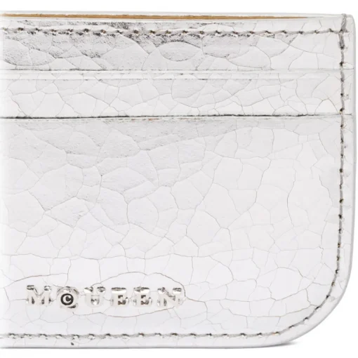Alexander McQueen Wallets-- Sling Card Holder - Silver - Exclusive Luxury Collection - Avvenice