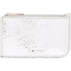 Alexander McQueen Bags-- Sling Zip Around Pouch - Silver - Exclusive Luxury Collection - Avvenice