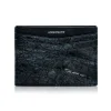 Ammoment Wallets-- Caiman in Black Northern Light - Leather Credit Card Holder - Avvenice