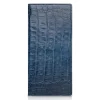 Ammoment Wallets-- Caiman in Degrade Light-Dark Blue - Leather Breast Wallet - Avvenice