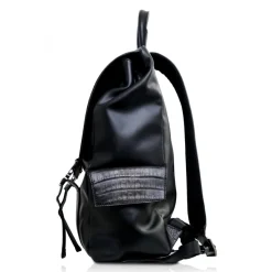 Ammoment Backpacks-- Caiman in Degrade Coal New Age - Leather Zane Large Backpack - Avvenice
