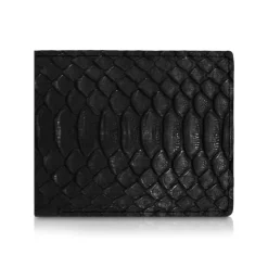Ammoment Wallets-- Python in Black - Leather Bifold Wallet - Avvenice