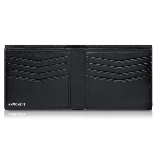 Ammoment Wallets-- Python in Black - Leather Bifold Wallet - Avvenice