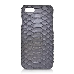 Ammoment Case-- Python in Calcite Grey - Leather Cover - iPhone 8 / 7 - Avvenice