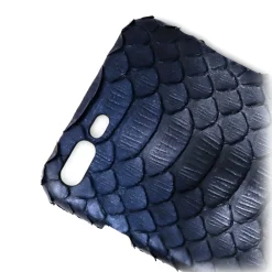 Ammoment Case-- Python in Calcite Blue - Leather Cover - iPhone 8 Plus / 7 Plus - Avvenice