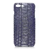 Ammoment Case-- Python in Demeter Silver - Leather Cover - iPhone 8 Plus / 7 Plus - Avvenice