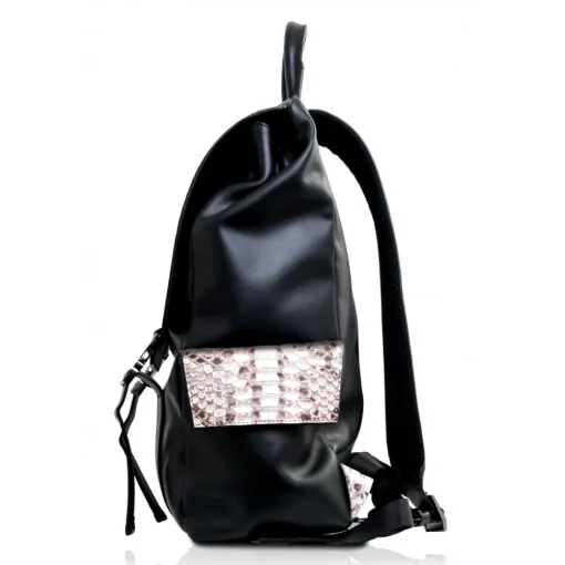 Ammoment Backpacks-- Python in Roccia - Leather Zane Large Backpack - Avvenice