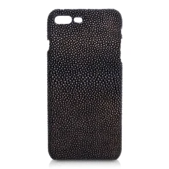 Ammoment Case-- Stingray in Glitter Metallic Brown - Leather Cover - iPhone 8 Plus / 7 Plus - Avvenice