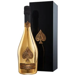 Armand de Brignac Wines-Champagne - Brut Gold - Wooden Box - Pinot Noir - Luxury Limited Edition - 750 ml - Avvenice