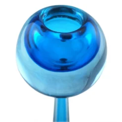 Ars Cenedese Murano Home Accessories-- Set of Sommerso Candlesticks - Bicolor Blue - Candlesticks Handmade by Venetian Glassmasters - Luxury - Avvenice