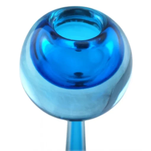Ars Cenedese Murano Home Accessories-- Set of Sommerso Candlesticks - Bicolor Blue - Candlesticks Handmade by Venetian Glassmasters - Luxury - Avvenice