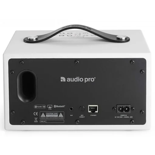 Audio Pro Audio-- Addon C3 - White - High Quality Speaker - WLAN Multi-Room - Airplay, Stereo, Bluetooth, Wireless, WiFi - Avvenice