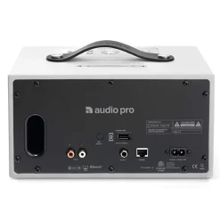 Audio Pro Audio-- Addon C5A - Alexa - White - Multiroom Speaker - WLAN Multi-Room - Airplay, Stereo, Bluetooth, Wireless, WiFi - Avvenice