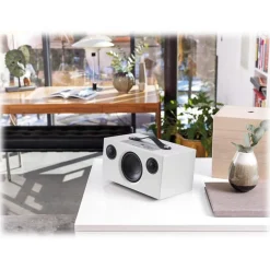 Audio Pro Audio-- Addon C5A - Alexa - White - Multiroom Speaker - WLAN Multi-Room - Airplay, Stereo, Bluetooth, Wireless, WiFi - Avvenice