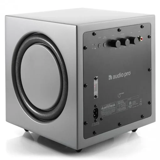 Audio Pro Audio-- Addon C-SUB - Grey - High Quality Subwoofer - WLAN Multi-Room - Airplay, Stereo, Bluetooth, Wireless, WiFi - Avvenice