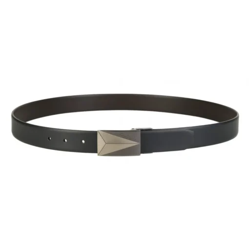 Automobili Lamborghini Belts-- Belt - Black and Dark Brown - Made in Italy - Luxury Exclusive Collection - Avvenice