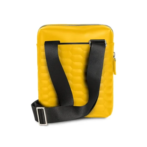 Automobili Lamborghini Bags-- Bodybag - Yellow - Made in Italy - Luxury Exclusive Collection - Avvenice