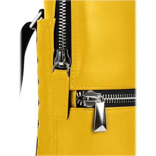 Automobili Lamborghini Bags-- Bodybag - Yellow - Made in Italy - Luxury Exclusive Collection - Avvenice