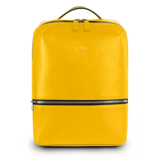 Automobili Lamborghini Backpacks|Bags-- Backpack - Yellow - Made in Italy - Luxury Exclusive Collection - Avvenice