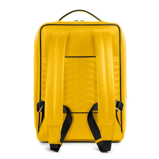 Automobili Lamborghini Backpacks|Bags-- Backpack - Yellow - Made in Italy - Luxury Exclusive Collection - Avvenice