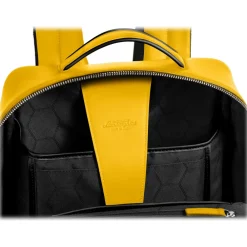 Automobili Lamborghini Backpacks|Bags-- Backpack - Yellow - Made in Italy - Luxury Exclusive Collection - Avvenice