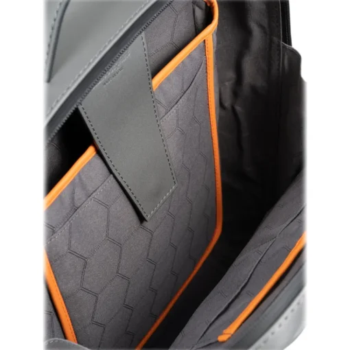 Automobili Lamborghini Backpacks|Bags-- Backpack - Grey - Made in Italy - Luxury Exclusive Collection - Avvenice